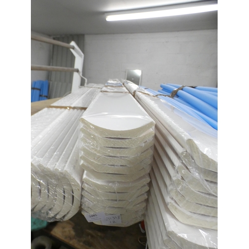 2405 - 12 Lengths of 2mtr long coving - unused