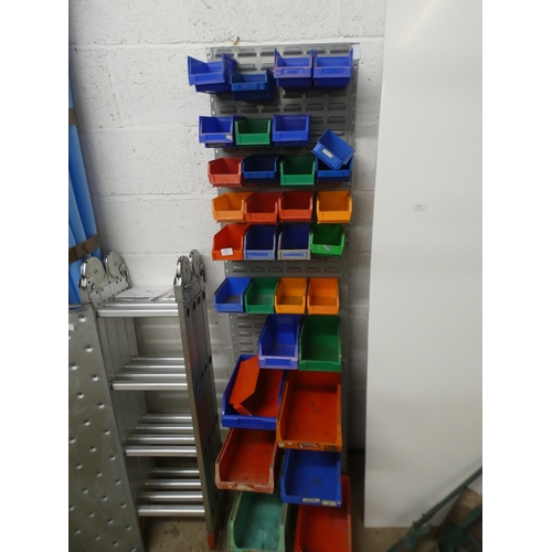 2412 - Racking with approx. 30 lin bins