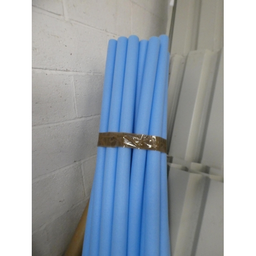 2416 - Box of 24 x 2mtr lengths of 22-30mm pipe insulation