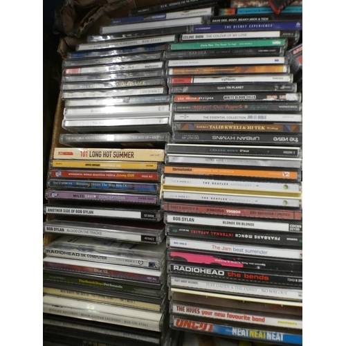 2050 - Approx. 100 CDs, some unused ex retail including The Beatles and The Who