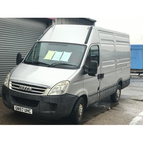 2438 - Iveco Daily Panel van 2008 GN57 UHC 2287cc MOT till 15.04.22  - on view Friday 9.30 - 5.00 and from ... 