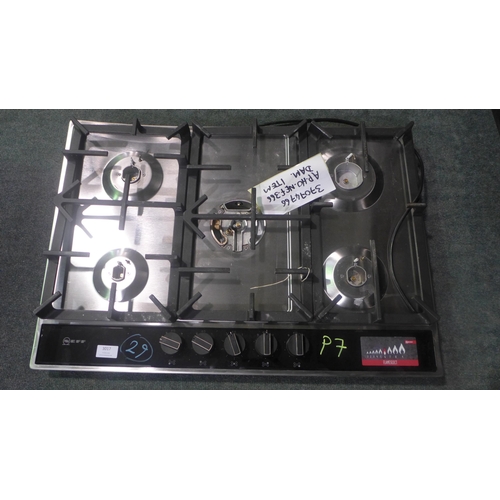 Neff 5Burner Gas Hob with Flameselect (H45Xw750Xd520) (T27DA69N0) Original RRP £390.84 Inc. Vat * T