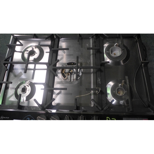 Neff 5Burner Gas Hob with Flameselect (H45Xw750Xd520) (T27DA69N0) Original RRP £390.84 Inc. Vat * T