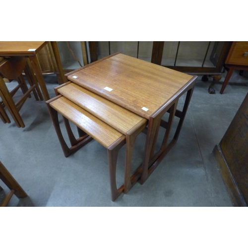 96 - A G-Plan Quadrille teak nest of tables