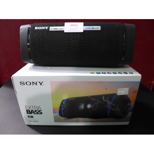 3056 - Sony XB33 Wireless Speaker (245-720)* This Lot Is Subject To Vat