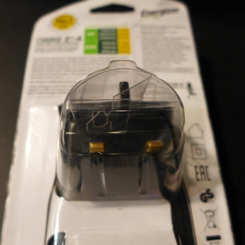 3067 - Two Energizer recharge bases and 8 x AA Energizer batteries