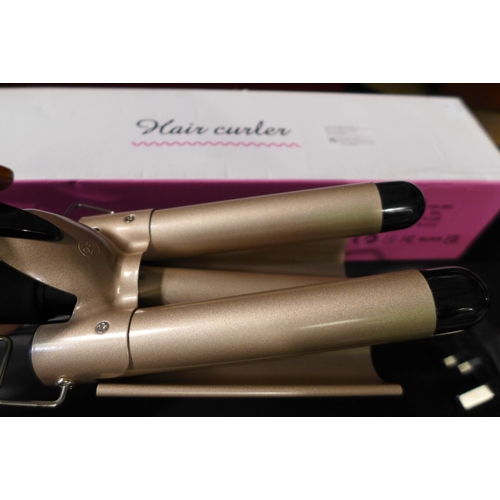 3084 - Three tong hair curlers (180-210°c)