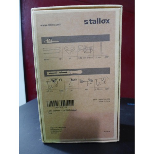 3076 - Three Tallox chainsaw chains (SKU:TA3X8P13H503)