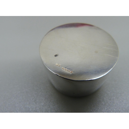 A silver Rolo, 'My last Rolo', cased, 18.3g