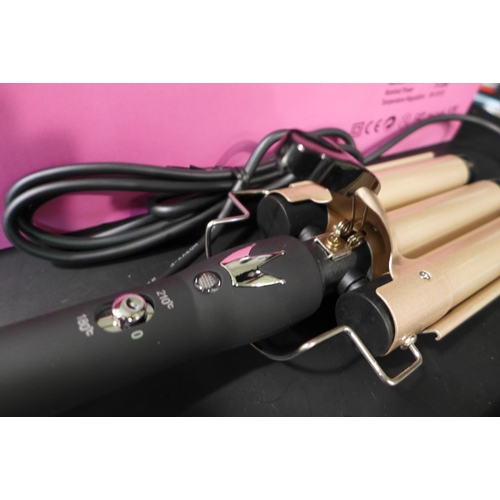 3064 - Three tong hair curlers (180-210°c)