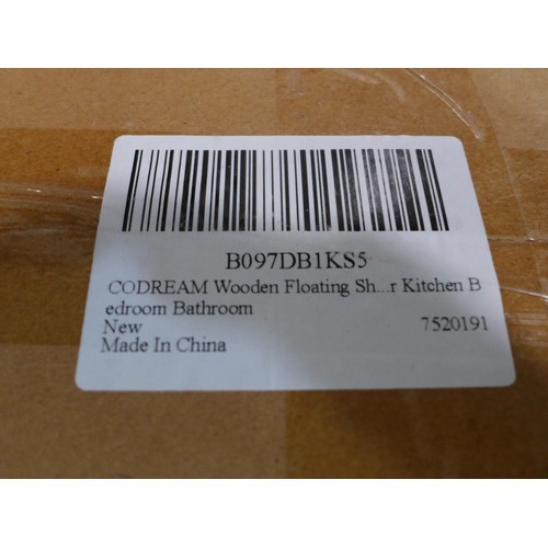 3078 - Eight Black mini floating shelves