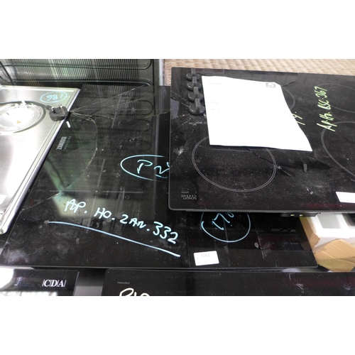 3158 - Zanussi Induction Hob (H44XW590XD520) (ZITN643K) & 2 Bosch Ceramic 4-Zone Hobs (H46XW592XD522)(PKE61... 