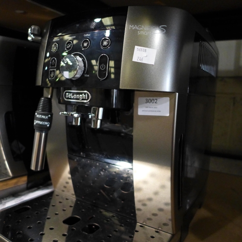 3002 - Delonghi Bean To Cup Coffee Machine (model:- ECAM250.33.TB), original RRP £299.99 + VAT(246 -75)* Th... 