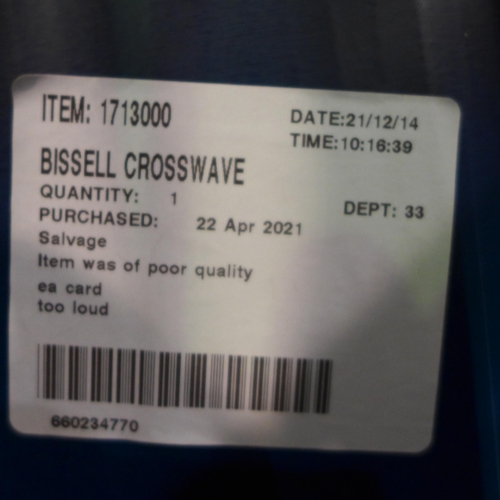 3028 - Bissell Crosswave Floor Cleaner, original RRP £179.99 + VAT(246 -73)* This lot is subject to vat