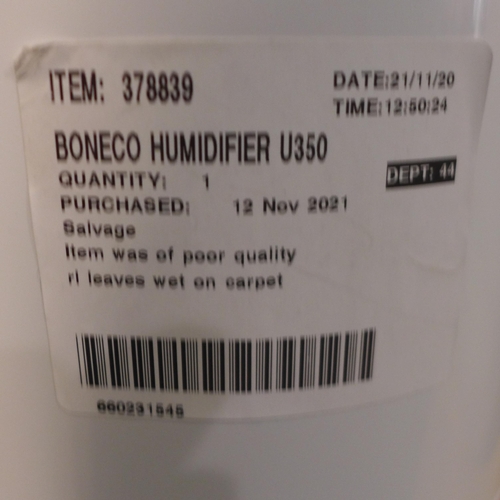 3035 - Boneco Humidifier U350, Original Rrp £129.99 + Vat  (244-232)  * This Lot Is Subject To Vat