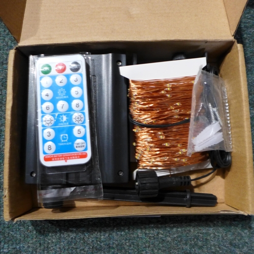 3085 - Three boxes of Auoplus solar string lights