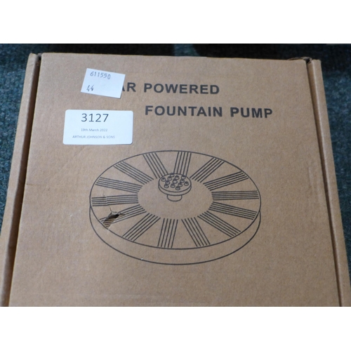 3127 - Five solar powered fountain pumps (mixed style)