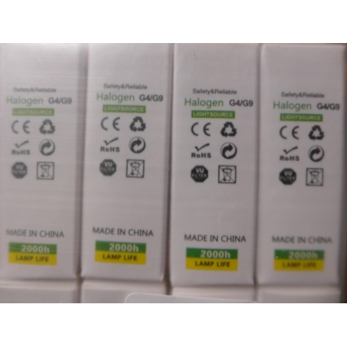 3132 - 3 Packs of 12 (36 in total) G4/G9 halogen bulbs