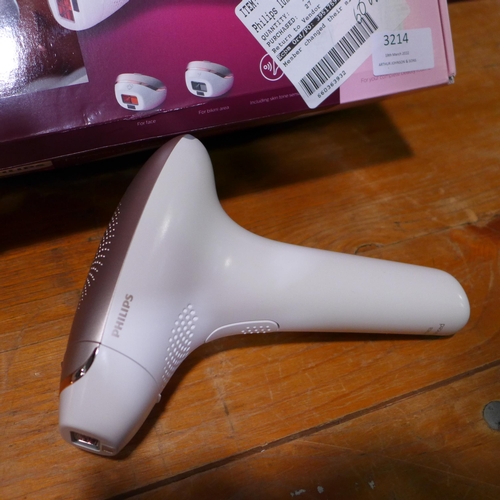 3214 - Philips Lumea epilator, original RRP £229.99 + VAT (245-222) * This lot is subject to VAT