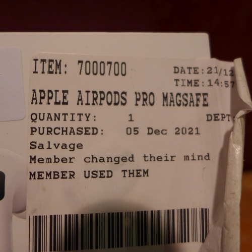 3227 - Apple Airpods Pro Magsafe (model:- MLWK3ZM/A), original RRP £164.99 + VAT (245-244) * This lot is su... 