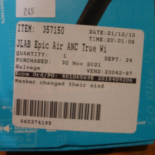 3231 - True Wireless JLab Epic Air Anc Earbuds (245-210) * This lot is subject to VAT