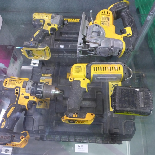 3213 - Dewalt 5pc tool Kit with 1x battery (model:- DCK523P3T-GB), original RRP £539.99 + VAT (245-120) * T... 