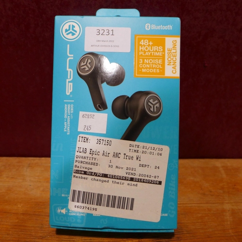3231 - True Wireless JLab Epic Air Anc Earbuds (245-210) * This lot is subject to VAT