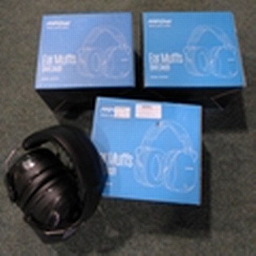 3090 - 3 Mpow sets of ear muffs/headphones - model SNR34DB