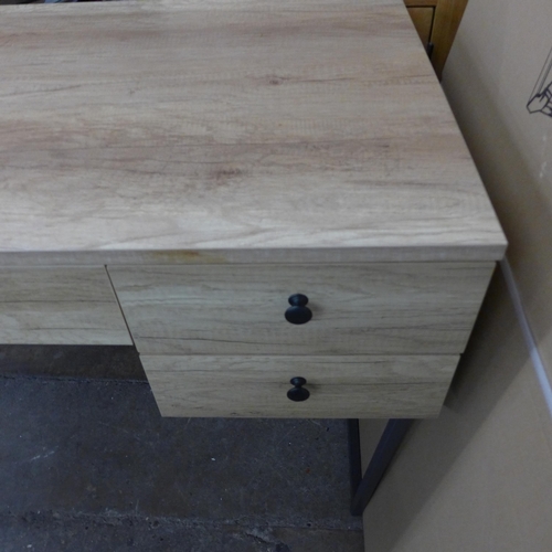 1433 - An Alber wooden and metal four drawer desk - Boxed