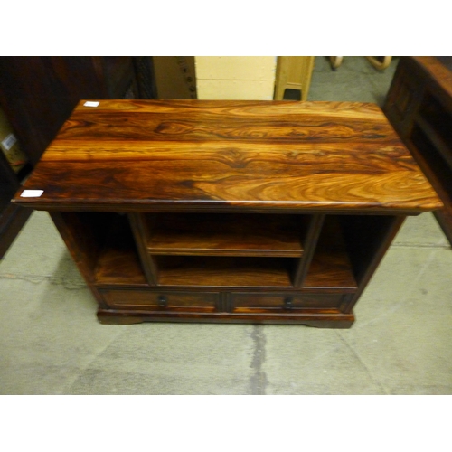 1339 - An Indian hardwood TV stand *This lot is subject to VAT