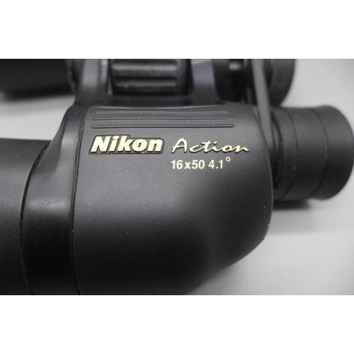 734 - A pair of Nikon Action 16x50 binoculars
