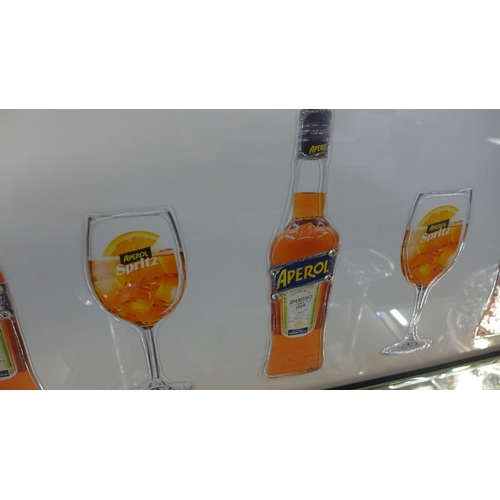 3009 - An Aperol Spritz mirror, 70 x 30cms (MS36150)   #