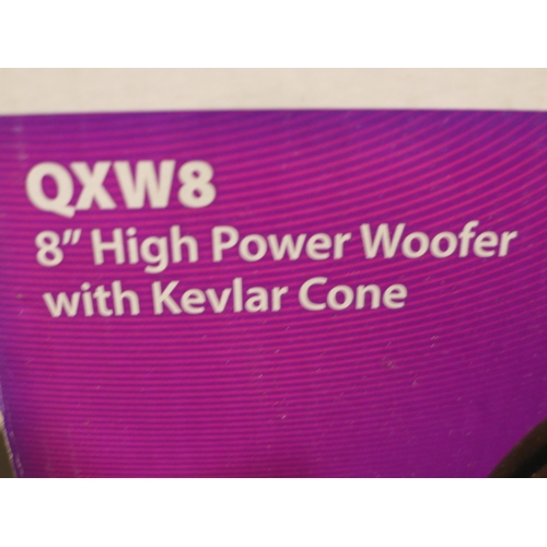 3030 - Qtw8 high power woofer with Kevlar cone and 100m x 50 mm speaker cable
