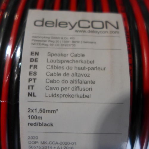 3030 - Qtw8 high power woofer with Kevlar cone and 100m x 50 mm speaker cable