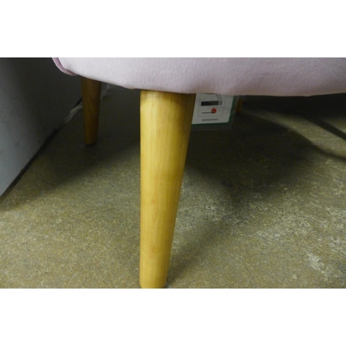 1559 - A pair of Charleston violet velvet small armchairs