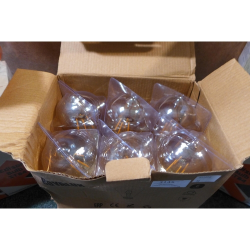 3013 - 24 Antique ST64 Edison bulbs, three Crown LED EL25 Energy Saving LED bulbs and a box of 6, 4W E27 di... 