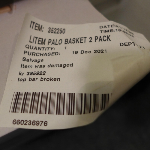 3049 - Litem Palo Basket Pack and Polder Under Sink Caddy  (246-374,383)