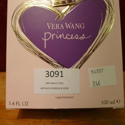 3091 - Vera Wang Princess 100Ml and FGX Ladies Mix +2.50 (244-808,825)  * This lot is subject to vat