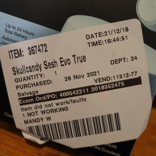 3133 - Skullcandy Sesh Evo Blue True Wireless Earbuds (246-121)