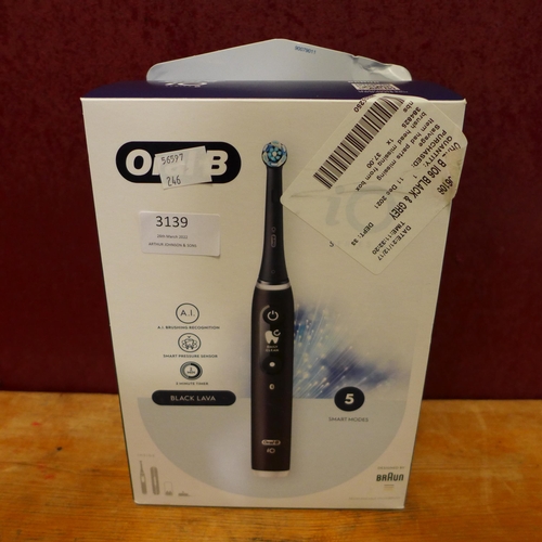 3139 - Oral B IO6 Black & Grey Power Toothbrush, original RRP £119.99 + VAT (246-132)
