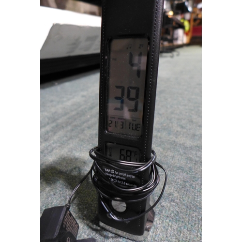 3199 - Ottlite Desk Rise Lamp With Clock  (247-606) * This lot is subject to vat