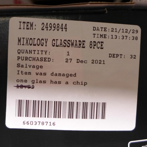 3204 - Mixology Glassware  (247-630) * This lot is subject to vat