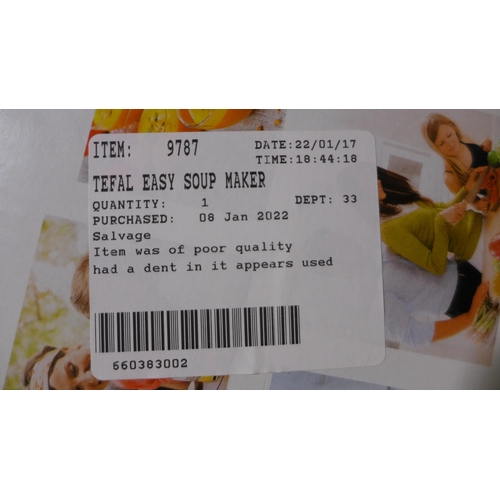 3205 - Tefal Easy Soup Maker      (247-600) * This lot is subject to vat