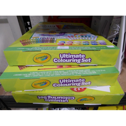 3208 - 3 x Crayola Ultimate Sets  (246-191-193)