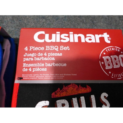 3217 - 3 x Cuisinart 4Pk BBQ Set      (247-632) * This lot is subject to vat