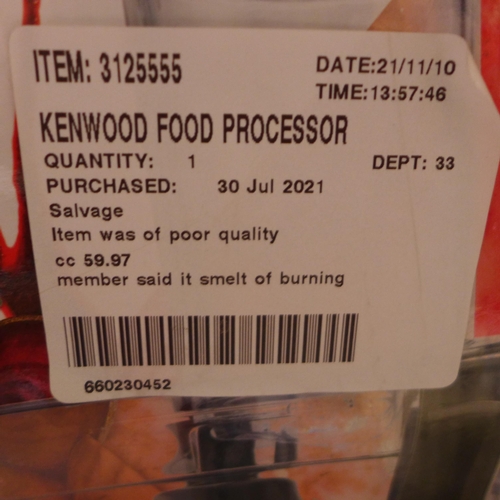 3246 - Kenwood Food Processor   (244-844)  * This lot is subject to vat