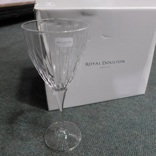 3250 - Royal doulton  Linear Wine Glass  (244-813)  * This lot is subject to vat