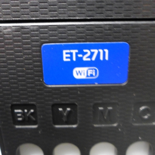 3256 - Epson Ecotank Et-2711  Printer, Original Rrp £129.99 + Vat  (244-809)  * This lot is subject to vat