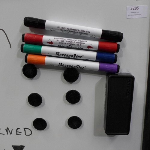 3285 - Magnetic Dry Erase Board  (249-838)  * This lot is subject to vat