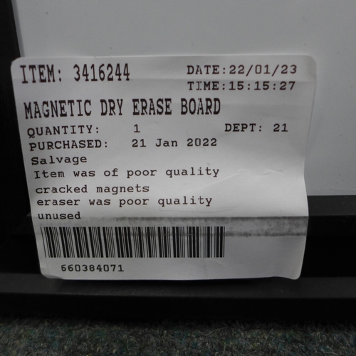 3285 - Magnetic Dry Erase Board  (249-838)  * This lot is subject to vat